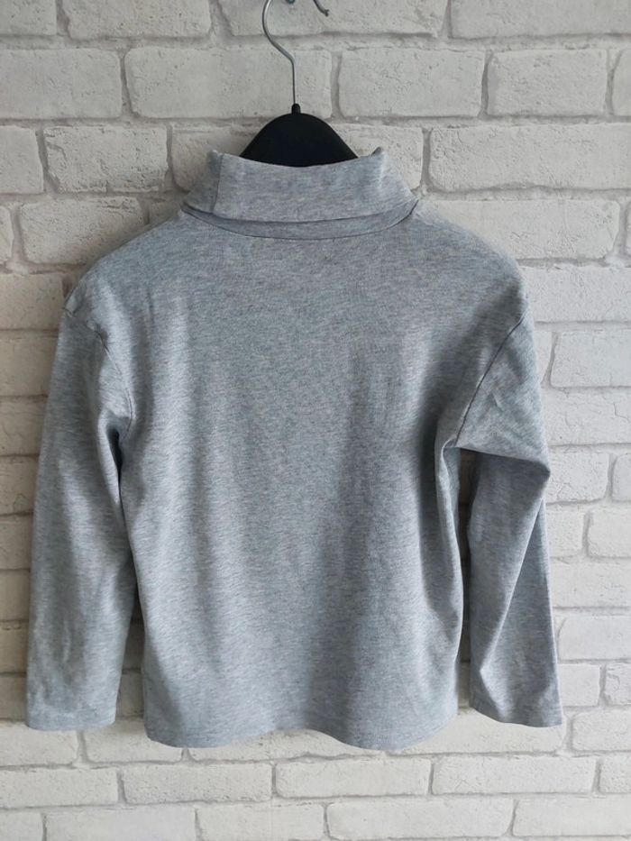 Tee-shirt manches longues col roulé Vertbaudet taille 10 ans - photo numéro 2