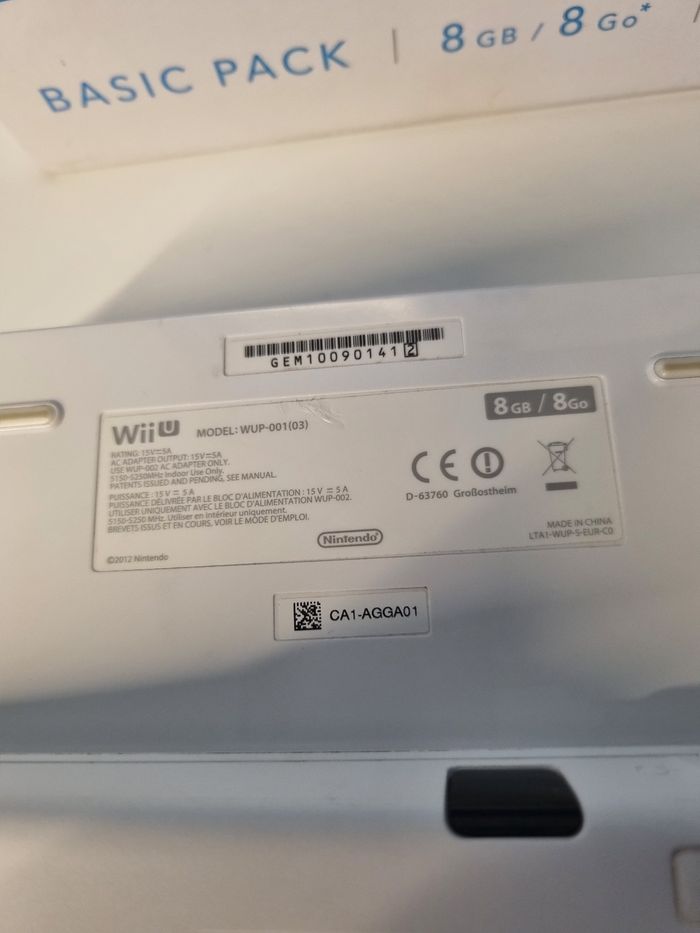 Wii U blanche complète en boite - photo numéro 4