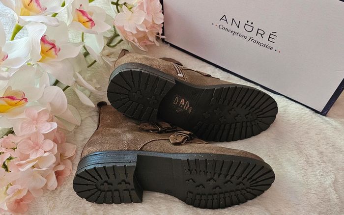 Bottes Bottines Cuir Zip André T34 - photo numéro 2