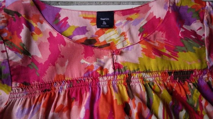 Jolie tunique manches courtes multi couleur GAP - photo numéro 4