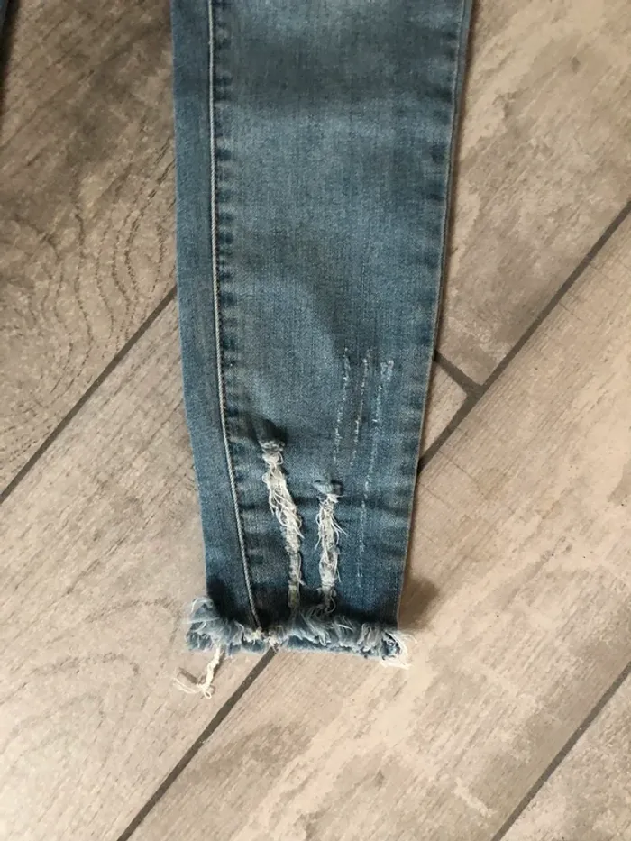 Skinny Jean bleu Cindy H TBE Taille 36 - photo numéro 4