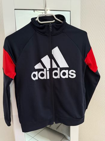 Veste jogging  avec zip Adidas 9-10 ans
