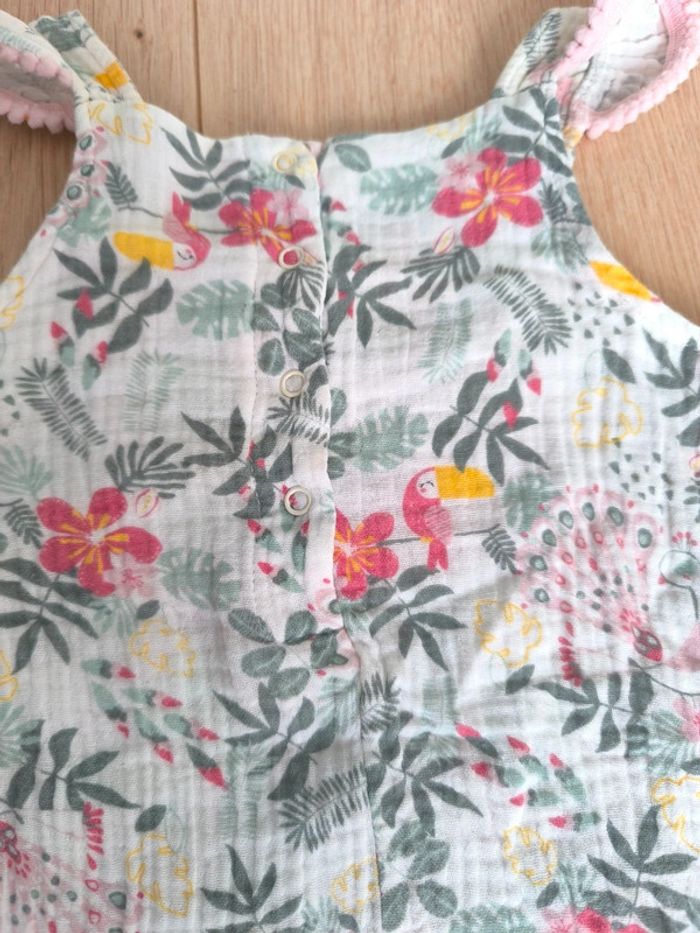 Combishort fille thème tropical Petit Béguin - 12 mois 80cm - photo numéro 4