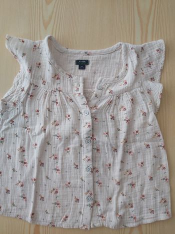 Chemisier gaz de coton 5 ans