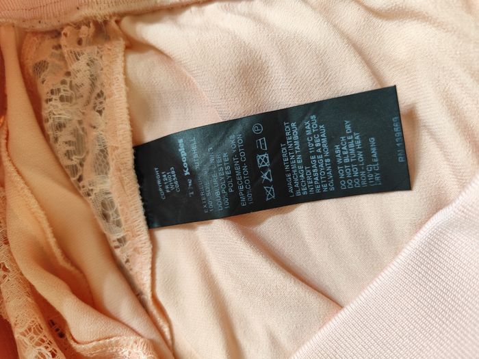 Ensemble sweat et pantalon the kooples taille 1.rose satiné et dentelle toutes saisons - photo numéro 10