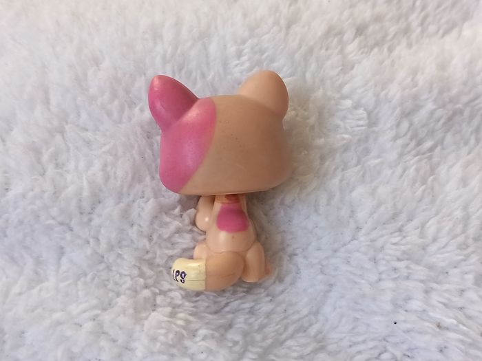 Littlest Pet Shop #1402 - Chat Chartreux Rose & Beige - photo numéro 3