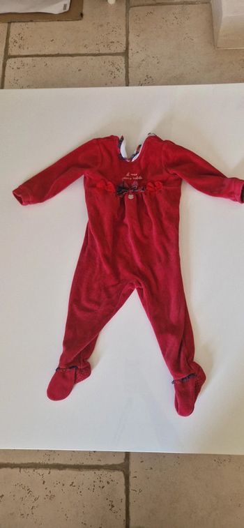 Pyjama italien chicco 1er noel initiale C