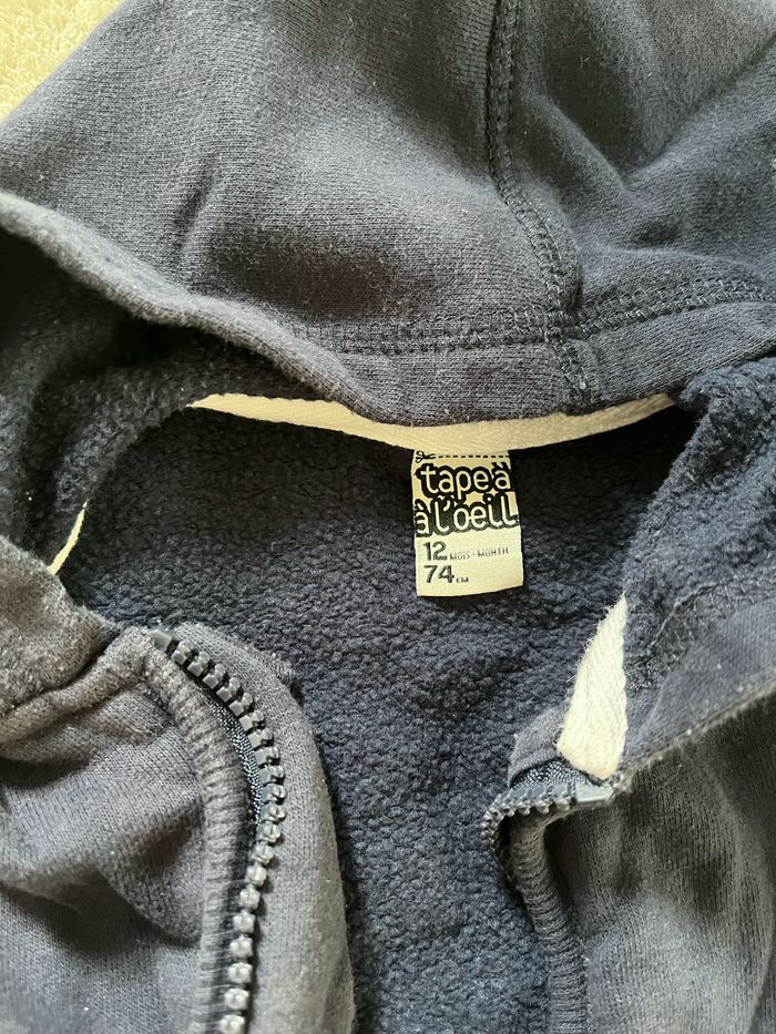 Veste à capuche Tape à l’œil 12 mois - photo numéro 2