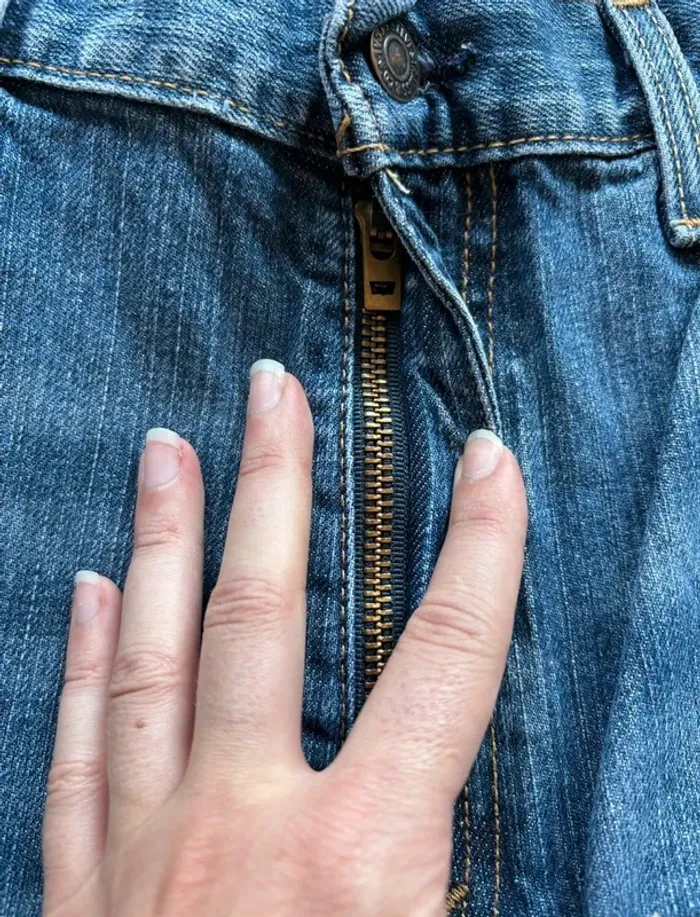 Jean Levi’s 559 Homme XL 46/48 W36 L36 bleu Relaxed straight droit Mexique 00s y2k grande taille - photo numéro 7