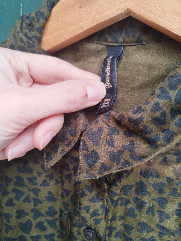 Chemise 36 motif léopard - photo numéro 2