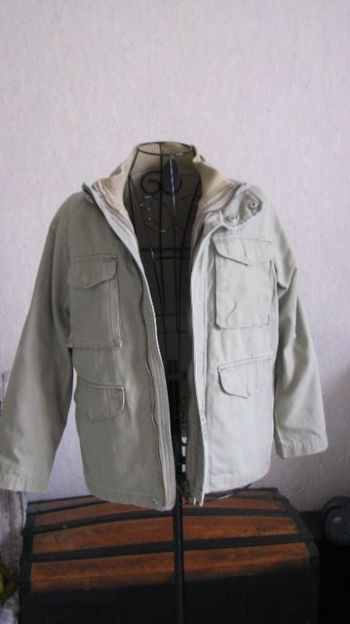 veste doublée kaki 10 ans