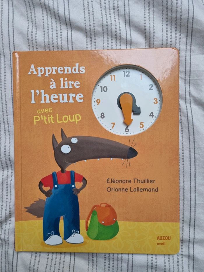 Apprends à lire l'heure avec Petit Loup