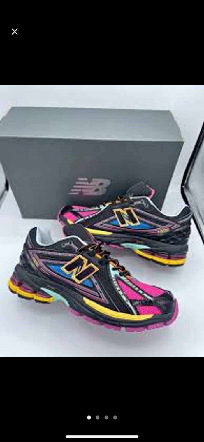 New balance 1906r neon nights rose noir jaune 39