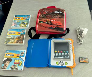 Tablette Storio Bleue et jeux