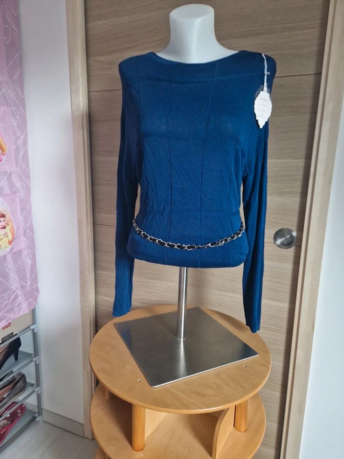 💞 Pull bleu marine 💞 - photo numéro 3