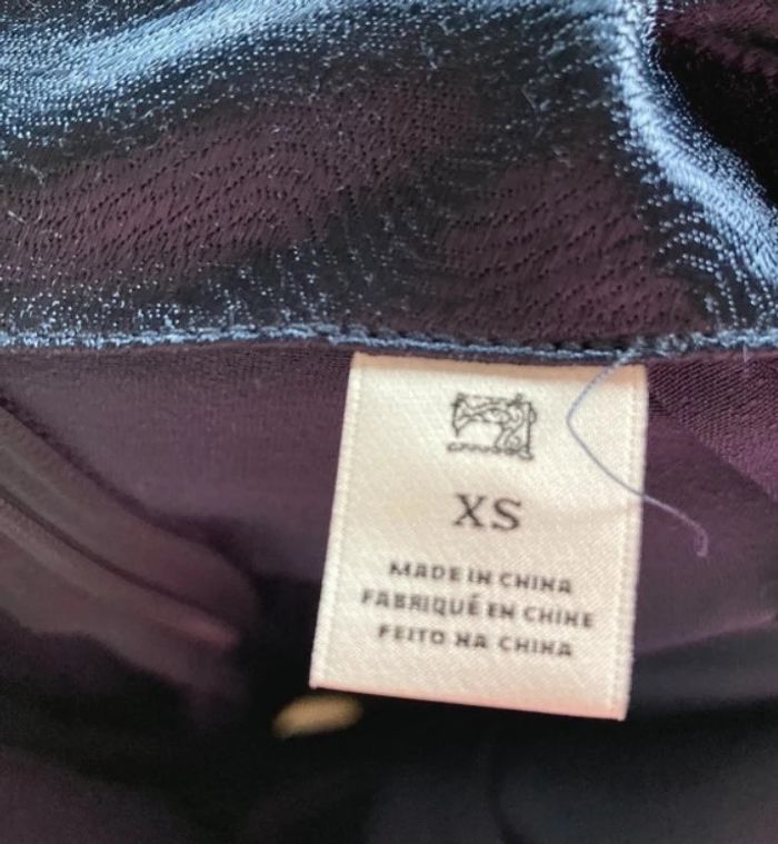 Sublime robe longue bleu nuit à motif discret || XS || scotch et soda - photo numéro 7