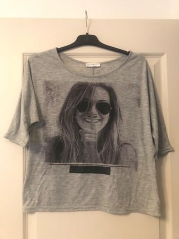 teeshirt visage cache-cache taillexs