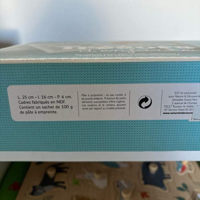 Coffret rangement et cadre photo/empreinte - photo numéro 5