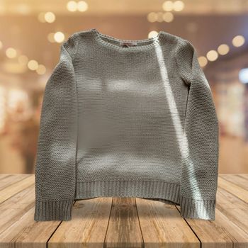 Pull Camaïeu - Grosse Maille & Tresse Dos Ouvert