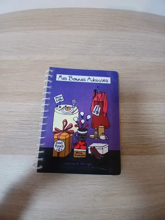 Carnet Mes bonnes adresses à reliures