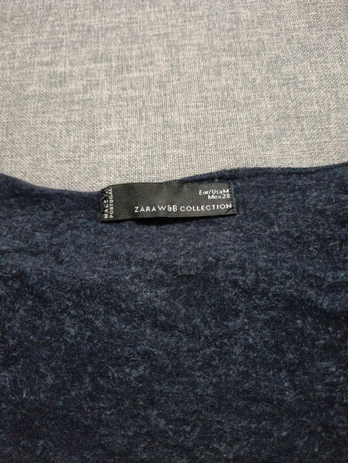 C62 t-shirt marine Zara M - photo numéro 3