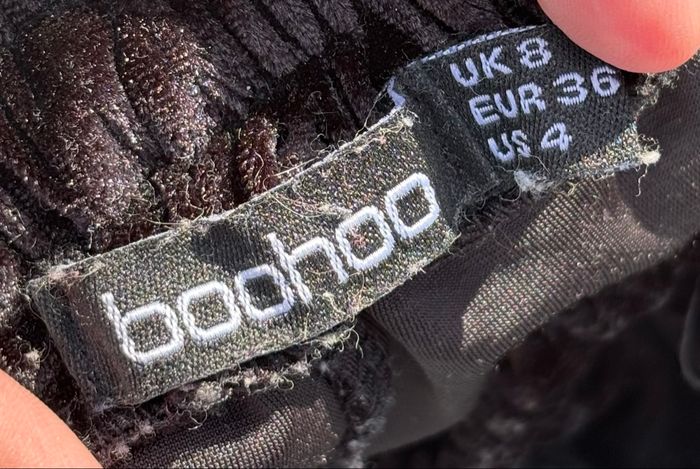 🖤 Jogging velours embossé BOOHOO Taille 36🖤 - photo numéro 5