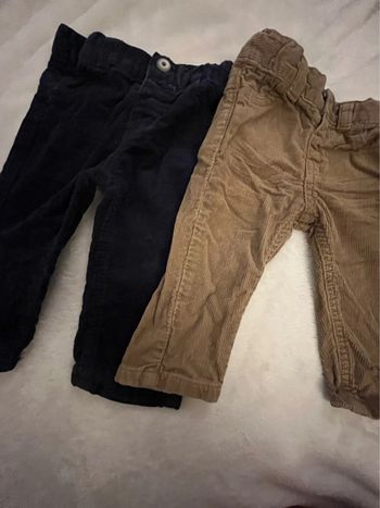 Lot pantalons pat et ripaton 3 mois