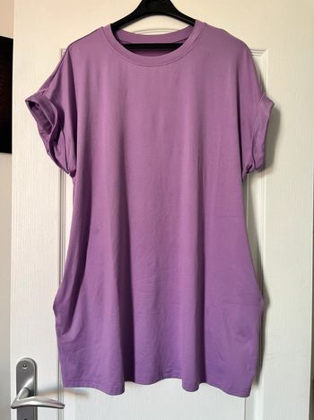 Robe t-shirt violet parme shein
