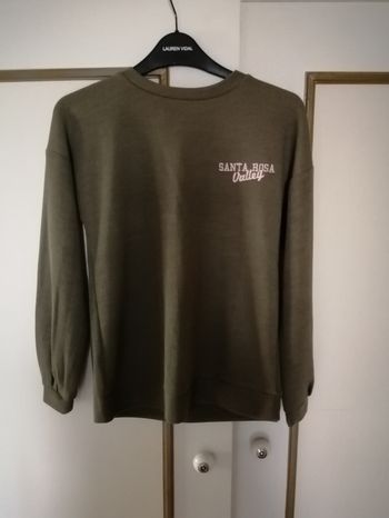 Sweat kaki kiabi taille s