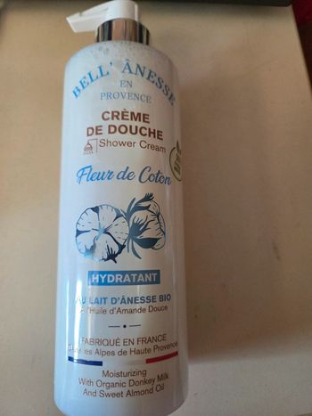 Crème de douche lait d anesse fleurs de coton 400ml