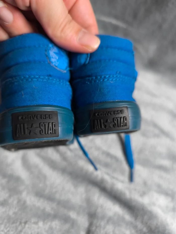 Basket converse bleu 18 - photo numéro 6