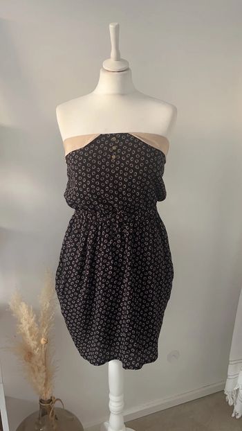 Robe bustier à motifs Sandro L