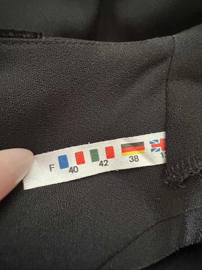Blazer noir et doré en satin et velours Devernois Vintage T40 L - photo numéro 6