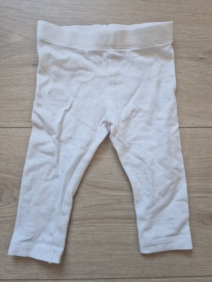 Lot de 3 leggings blanc Kiabi 9 mois - photo numéro 4