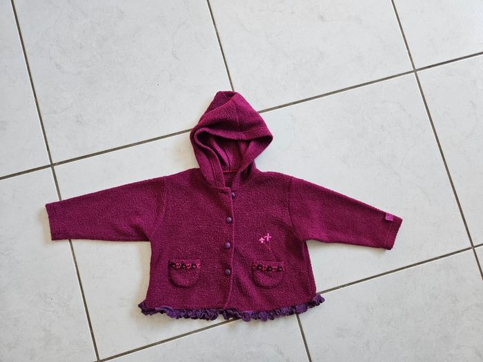 Gilet à capuche fille 3 ans BBF4