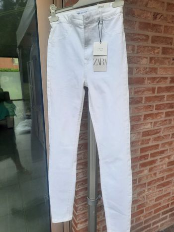Jeans blanc zara