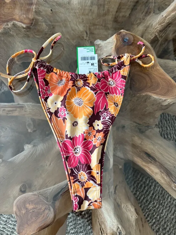 Bas de maillot de bain Pimkie fleurs - photo numéro 5
