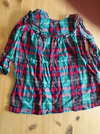 Blouse à carreaux