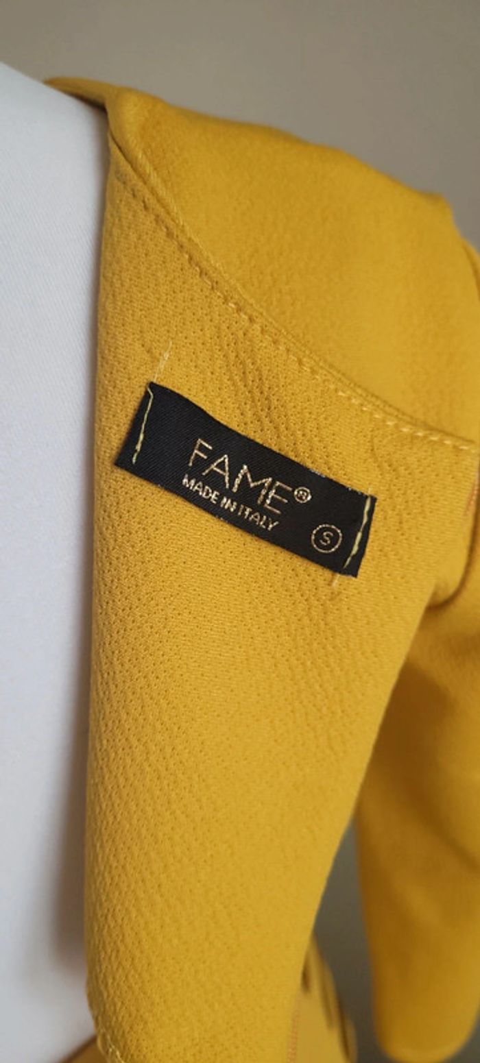 Jolie robe jaune Fame Taille S Parfait état - photo numéro 5