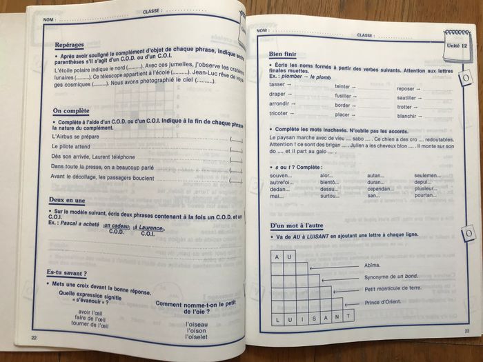 Fichier d’exercices CM1 - Français - photo numéro 2