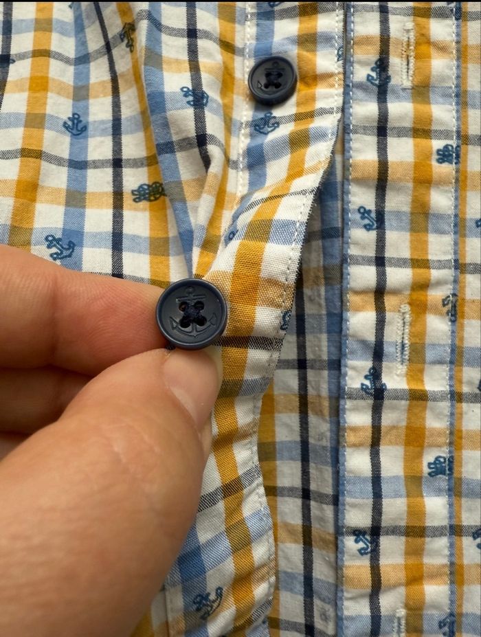 Chemise à carreaux Sergent Major garçon 10 ans - photo numéro 4