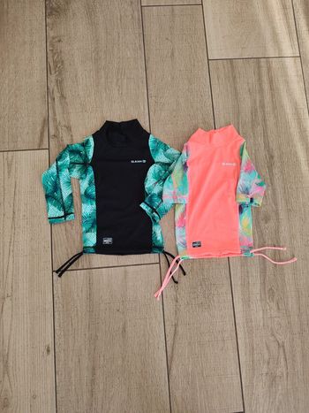 Lot 2 t shirt anti UV