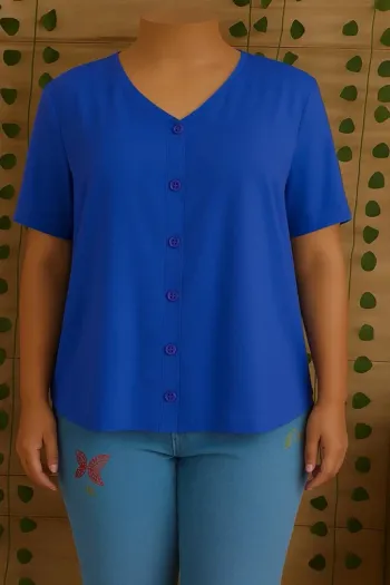 🌸Blouse fluide Violette 100% polyester Taille 42/44🌸