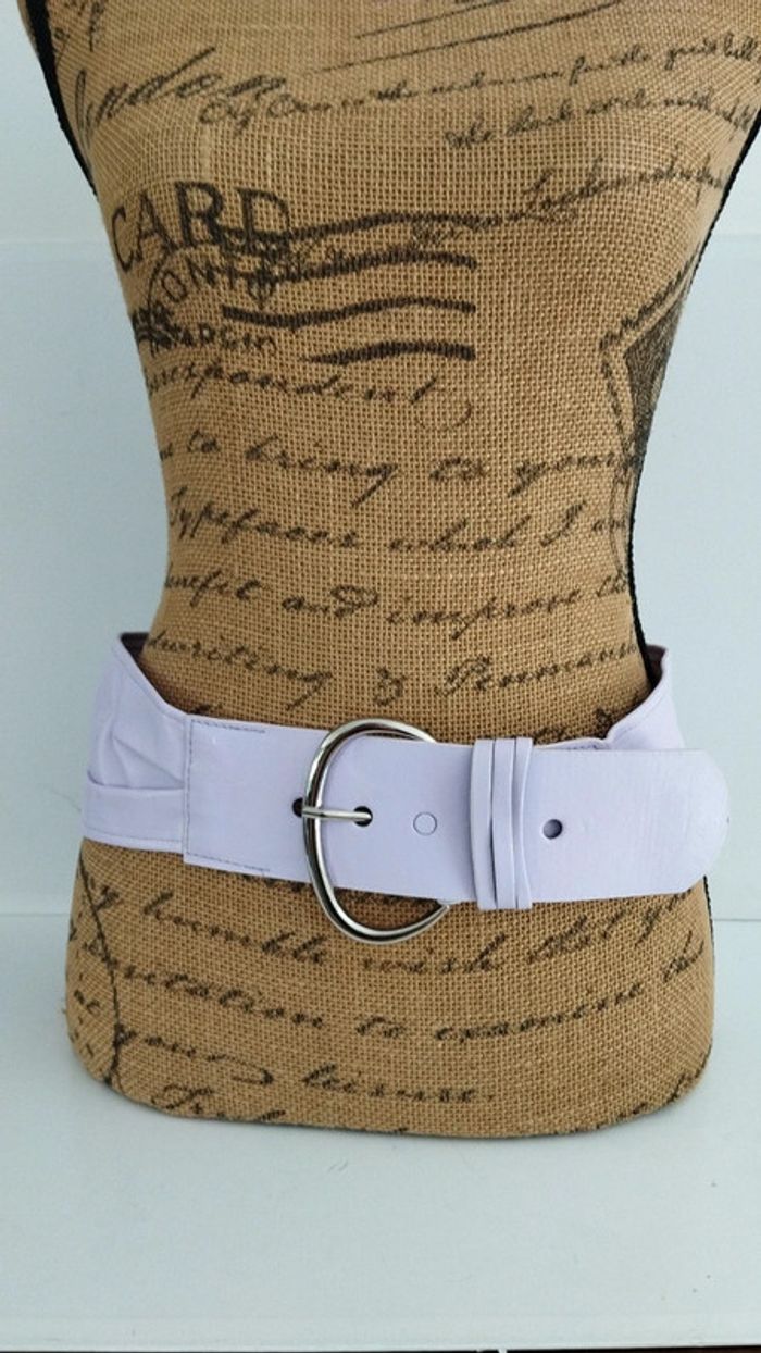 Ceinture souple lilas 85 cm femme - photo numéro 3
