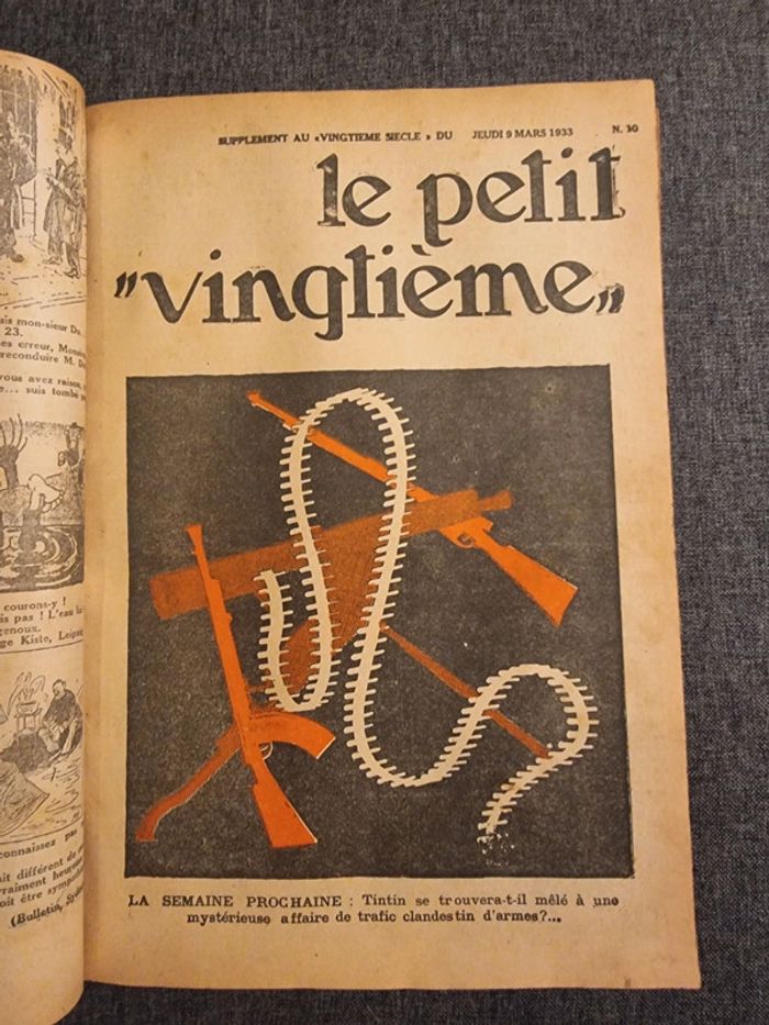 Reliure Petit Vingtieme 1933 - photo numéro 13