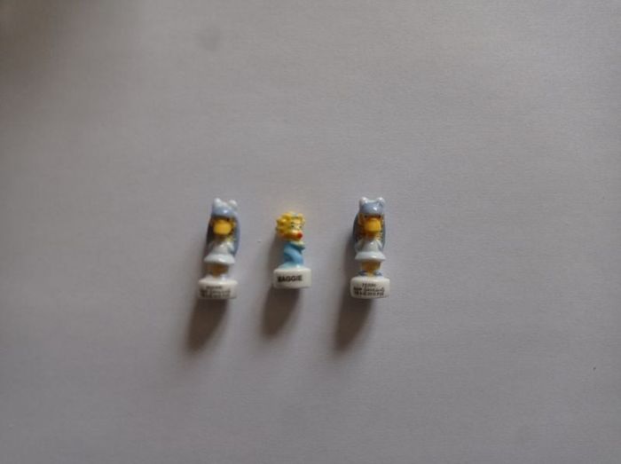 Lot de 3 fèves "Simpsons"