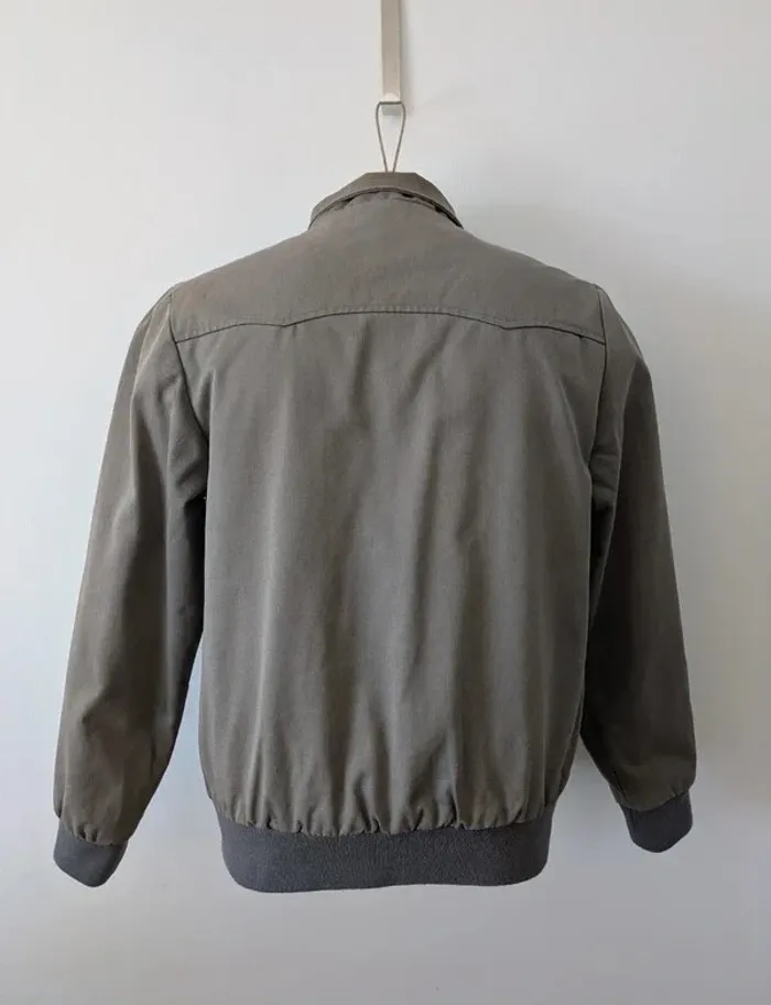 Veste Harrington grise zippée - MERC London - taille S - photo numéro 2