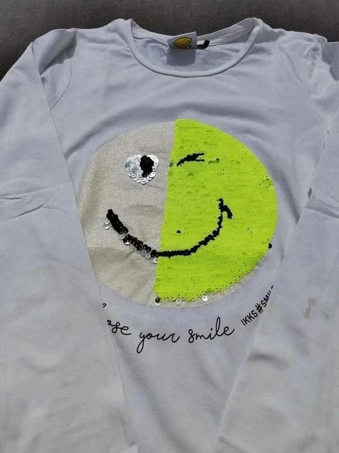10 € Tee-shirt manches longues Ikks 10 ans - photo numéro 3
