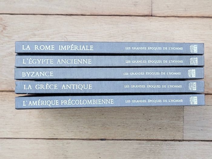 Les grandes époques de l’homme - Lot de 5 livres vintage - photo numéro 3