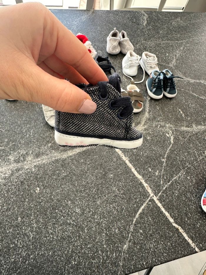 Lot de 10 paires de chaussures bébé garçons 0-3 mois - photo numéro 5